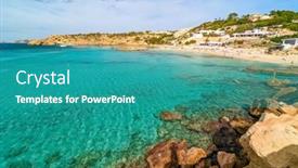  Presentation with aerial - Slide deck consisting of aerial-drone-view background and a teal colored foreground