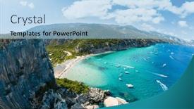  Presentation with drone - Presentation enhanced with aerial-drone-view and a light blue colored foreground