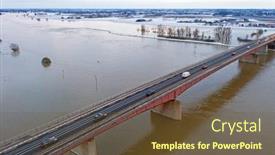  Presentation with dutch - Theme enhanced with aerial-from-a-dutch-landscape background and a tawny brown colored foreground