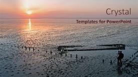  Presentation with old ship - Slide deck enhanced with aerial-from-an-old-ship background and a coral colored foreground