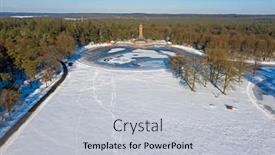  Presentation with hunting lodge - Colorful slide set enhanced with aerial-from-hunting-lodge-hubertus backdrop and a light gray colored foreground