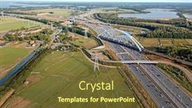  Presentation with aerial - PPT layouts having aerial-from-junction-muiderberg background and a  colored foreground
