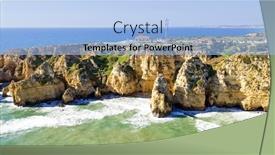  Presentation with unmanned aerial - Colorful PPT layouts enhanced with aerial-from-ponte-piedade backdrop and a light blue colored foreground
