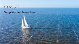  Presentation with sailing - PPT layouts with aerial-from-sailing background and a light blue colored foreground
