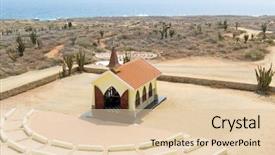  Presentation with caribbean - Cool new slide set with aerial from the alto vista backdrop and a lemonade colored foreground