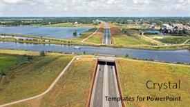  Presentation with aerial - Presentation theme consisting of aerial-from-the-hendrik-bulthuis background and a gold colored foreground