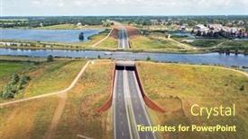  Presentation with aerial - PPT layouts featuring aerial-from-the-hendrik-bulthuis background and a tawny brown colored foreground