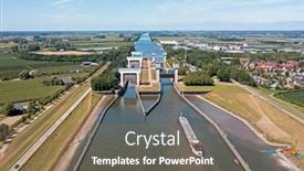  Presentation with prince princess fairy - PPT theme having aerial-from-the-princess-irene background and a coral colored foreground