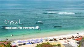  Presentation with indonesia - PPT layouts consisting of aerial-from-thomas-beach background and a teal colored foreground