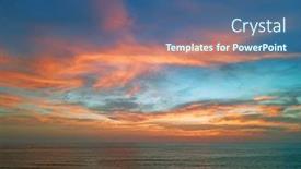  Presentation with bali - Audience pleasing PPT theme consisting of aerial-from-uluwatu-sunset-point backdrop and a ocean colored foreground