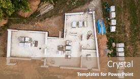  Presentation with rural development - Slide deck enhanced with aerial-image-of-a-new background and a coral colored foreground