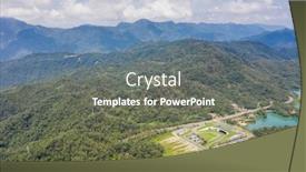  Presentation with sun and moon - Colorful PPT theme enhanced with aerial-landscape-with-famous-xiangshan backdrop and a gray colored foreground