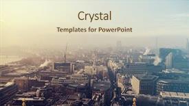  Presentation with foggy - Slide deck with paul's cathedral - vintage style background and a lemonade colored foreground