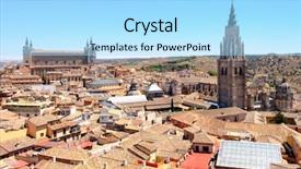  Presentation with spanish philippine history - Slide set enhanced with aerial panorama of the spanish background and a arctic colored foreground