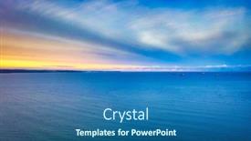  Presentation with sea port - Amazing slide deck having aerial-scenery-of-the-baltic backdrop and a ocean colored foreground