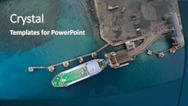  Presentation with ubud bali indonesia sep 5 - Beautiful slide deck featuring padang bai with marine backdrop and a ocean colored foreground