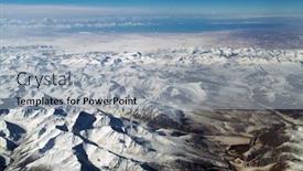  Presentation with west - Slide deck having aerial-shot-of-the-west background and a light gray colored foreground