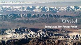  Presentation with geology - Colorful PPT layouts enhanced with aerial-shot-of-the-west backdrop and a gray colored foreground