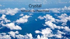  Presentation with stormy sky and dark clouds - Presentation with aerial sky and clouds background background and a light blue colored foreground