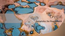  Presentation with sulfur - Audience pleasing PPT layouts consisting of aerial-top-down-view backdrop and a coral colored foreground