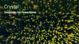  Presentation with green earth - Slide deck enhanced with aerial-top-view-of-summer background and a wine colored foreground