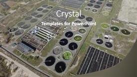  Presentation with sewage treatment plant - 