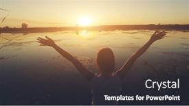  Presentation with flight - Slides having aerial-view-flight-over background and a dark gray colored foreground