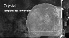  Presentation with baseball diamond - Slide set having aerial-view-from-a-drone background and a dark gray colored foreground