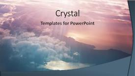  Presentation with aircraft - Colorful PPT theme enhanced with aerial view from aircraft flying backdrop and a lemonade colored foreground