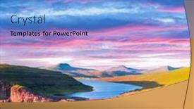  Presentation with denmark - Beautiful slide deck featuring aerial-view-from-drone backdrop and a light blue colored foreground