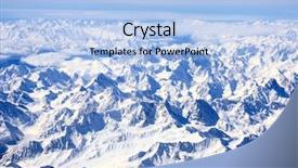  Presentation with aircraft - Beautiful PPT layouts featuring aerial view from the aircraft backdrop and a light blue colored foreground