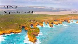  Presentation with helicopter - Slides enhanced with aerial-view-helicopter-flight-over background and a light blue colored foreground