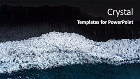  Presentation with aerial - Presentation having aerial-view-of-a-black background and a black colored foreground