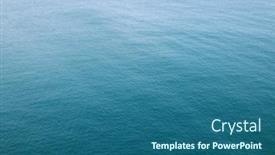 Presentation with sea water - Slide set having aerial-view-of-a-clear background and a ocean colored foreground