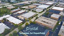  Presentation with rise - Slide deck featuring aerial-view-of-a-low background and a ocean colored foreground