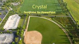  Presentation with diamonds - Theme consisting of aerial-view-of-a-multi background and a tawny brown colored foreground