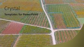  Presentation with road yellow - PPT layouts featuring aerial-view-of-a-road background and a coral colored foreground