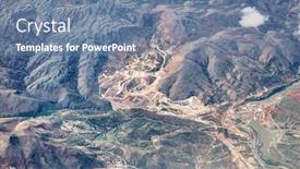  Presentation with aerial - Presentation design with aerial-view-of-an-open background and a  colored foreground