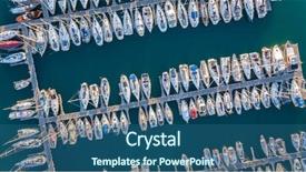  Presentation with spain - Amazing presentation theme having aerial view of barcelona spain backdrop and a ocean colored foreground