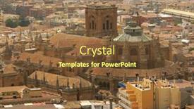  Presentation with granada - Presentation enhanced with aerial view of cathedral in granada andalousia spain background and a tawny brown colored foreground