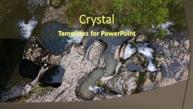  Presentation with saint - PPT theme with aerial-view-of-giant-s background and a tawny brown colored foreground