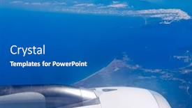  Presentation with gibraltar - Audience pleasing PPT layouts consisting of aerial-view-of-gibraltar backdrop and a teal colored foreground