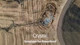  Presentation with power transmission - Colorful slide set enhanced with aerial-view-of-high-voltage backdrop and a violet colored foreground