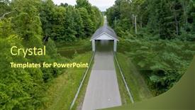  Presentation with road - Slide set consisting of aerial-view-of-historic-giddings background and a  colored foreground