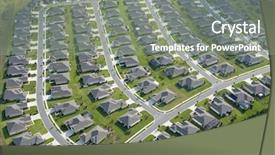  Presentation with neighborhood - Beautiful slide deck featuring state or nation sovereignty free backdrop and a seafoam green colored foreground