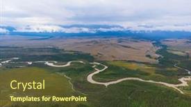  Presentation with russia - Presentation theme consisting of aerial view of kurai steppe and chuya river on north-chui ridge background altai mountains russia background and a tawny brown colored foreground