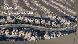  Presentation with solar - Presentation enhanced with aerial-view-of-modern-suburban background and a gray colored foreground