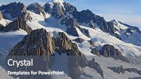  Presentation with helicopter - Cool new theme with snow from helicopter new zealand backdrop and a ocean colored foreground