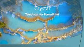  Presentation with hot springs - Beautiful theme featuring aerial-view-of-natural-spa backdrop and a teal colored foreground