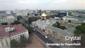  Presentation with aerial view of cape town - PPT layouts with aerial view of odessa ukraine background and a gray colored foreground